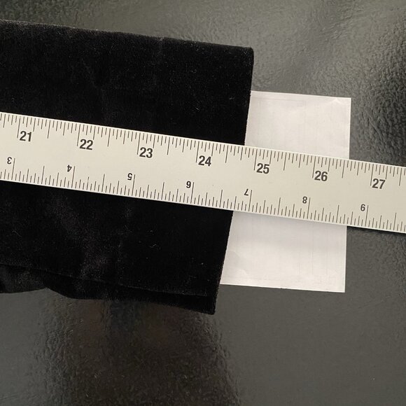 WHBM Velvet Blazer Size 4 Black Tie Waist Relaxed Holiday Dinner Party Jacket - Picture 14 of 16